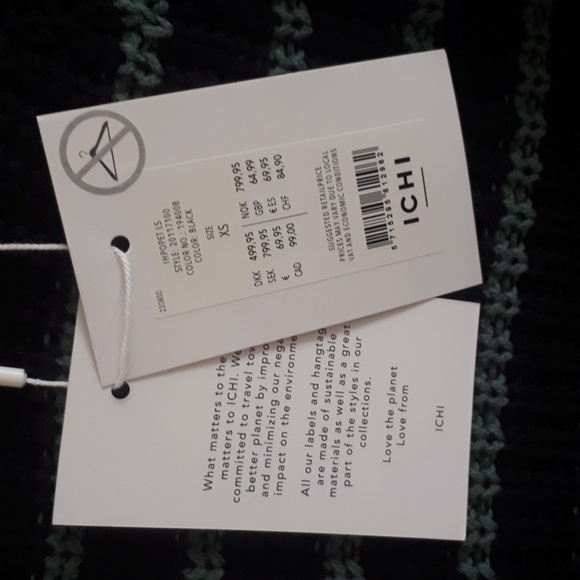 ICHI WOMEN'S WOOL BLEND LONG SLEEVE SWEATER - Picture 6 of 12